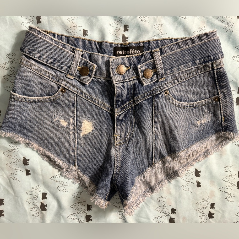 Retrofete Jean shorts size 23 made in Italy